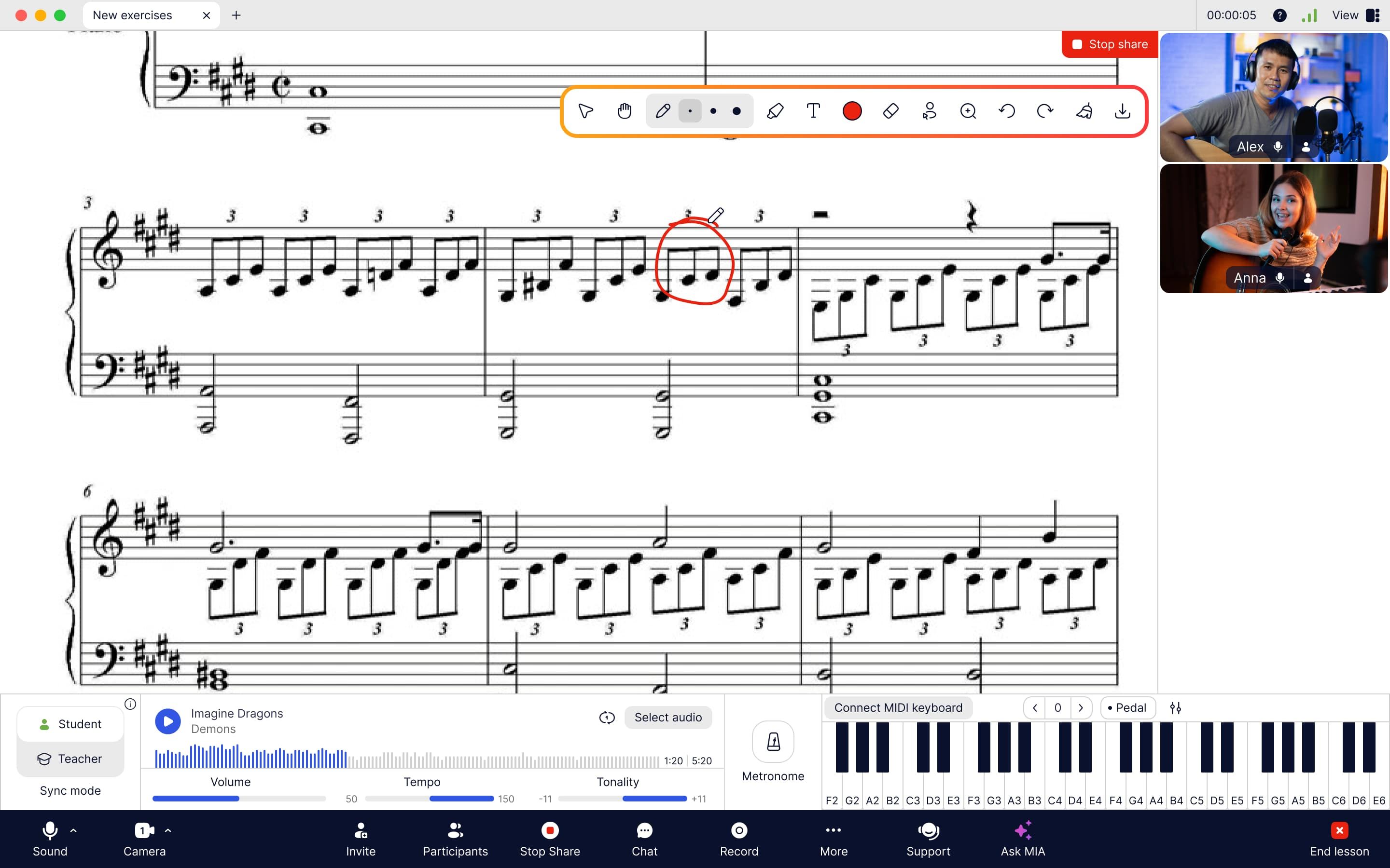 File sharing | MOOZ video call app