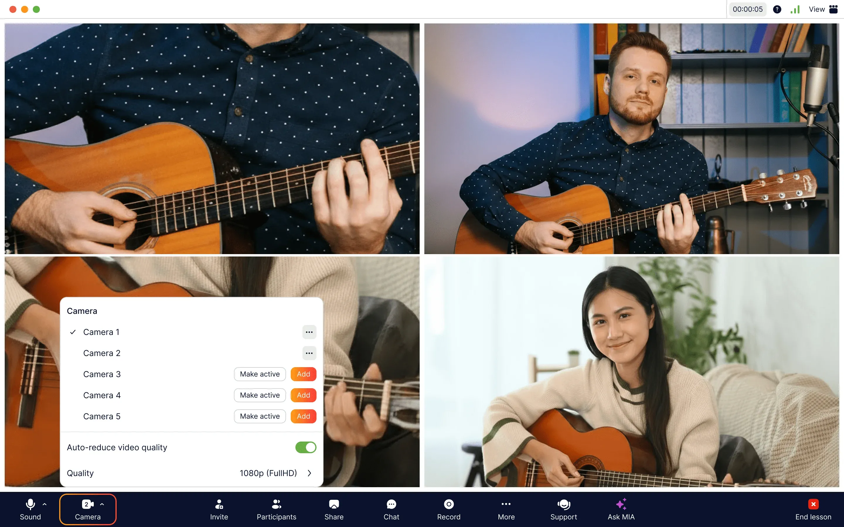 Multi-camera setup | MOOZ