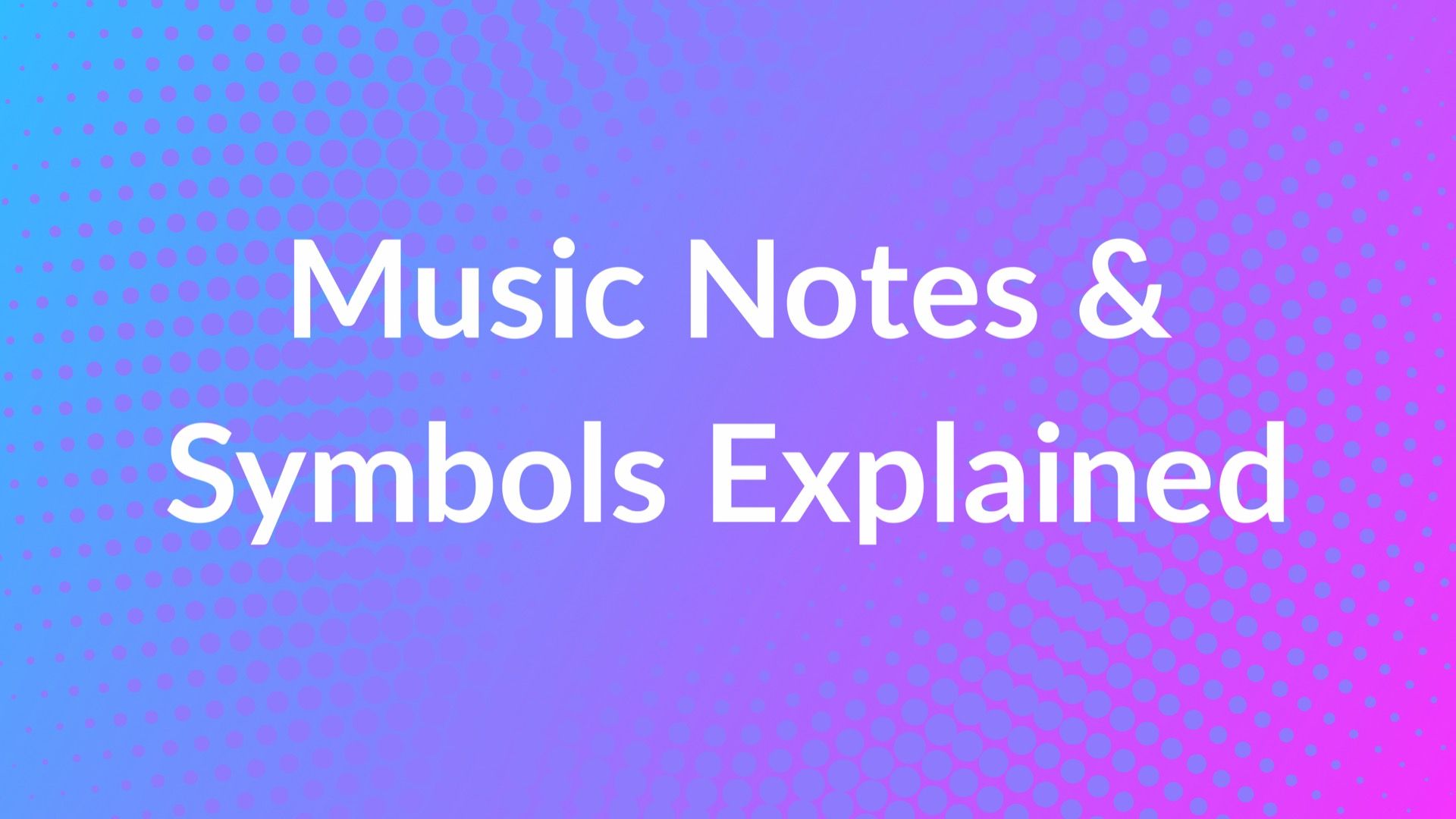 Music notes and symbols explained: treble and bass clef basics — MOOZ blog cover