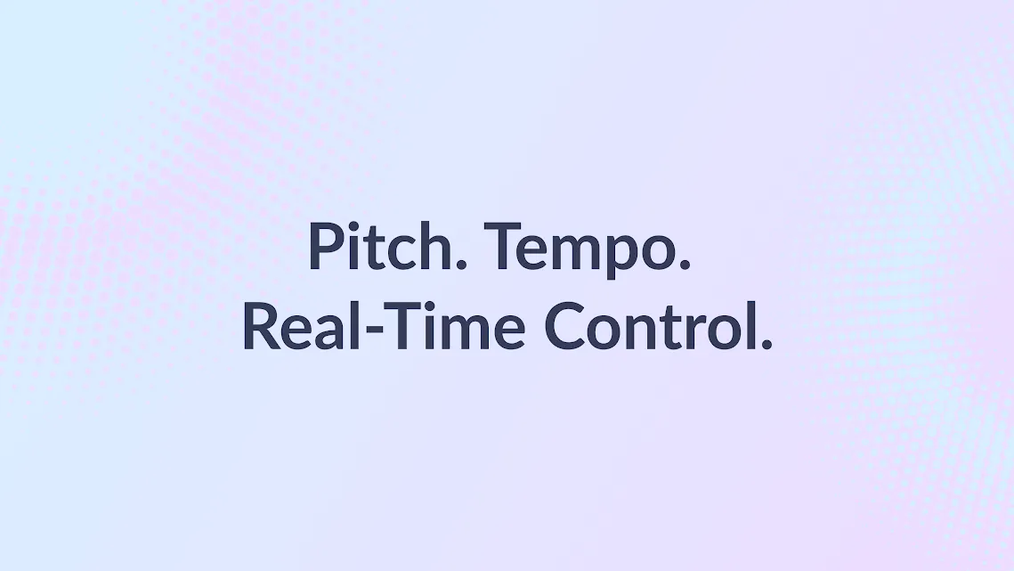 Change Music Pitch & Tempo — How to Do it in MOOZ